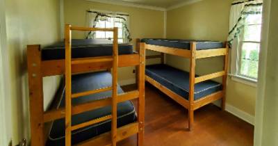 Plummer House Bedroom 2 with twin bunks