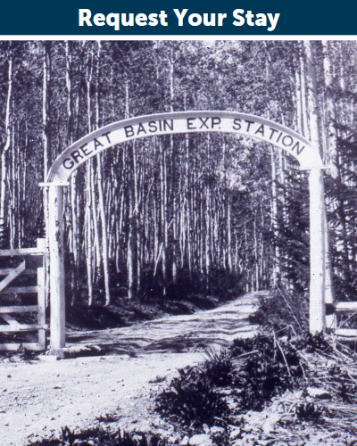 Historical Great Basin Experiment Station Arch over road